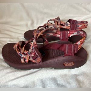 Chaco Burgundy Sandals